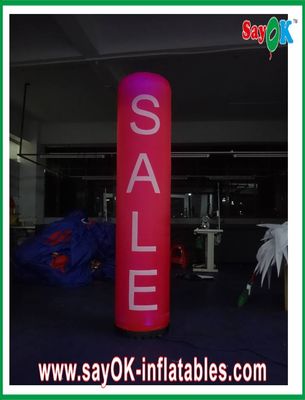 Advertsing H2m Inflatable Lighting Decoration , Nylon Cloth Lighting Pillar