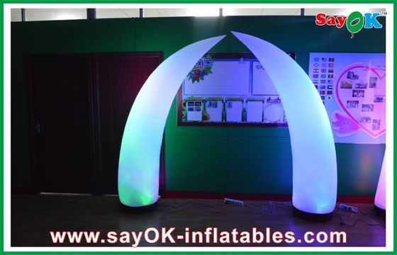 190T Nylon Cloth Inflatable Lighting Decoration , Custom Indoor Inflatable Ivory