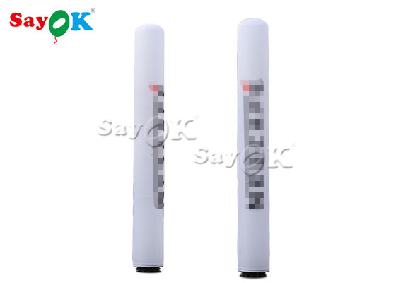 0.63x5mH Inflatable LED Light Columns Untuk Acara / Dekorasi Panggung