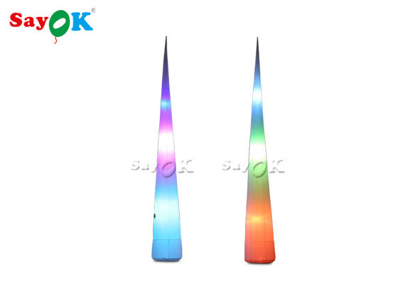 Dekorasi Lampu Led Berwarna-warni Dengan Blower Untuk Iklan