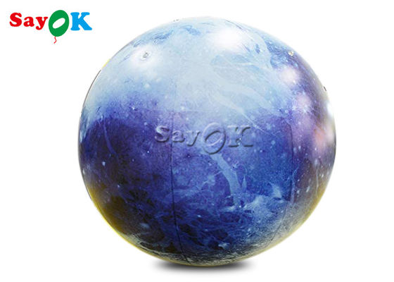 Disesuaikan 40 Inch Inflatable Pencahayaan Dekorasi Pluto Planet balon