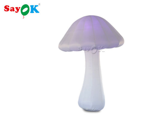 Dekorasi Pencahayaan Inflatable Polyester Dengan Lampu LED Untuk Pesta / Blow Up Jamur