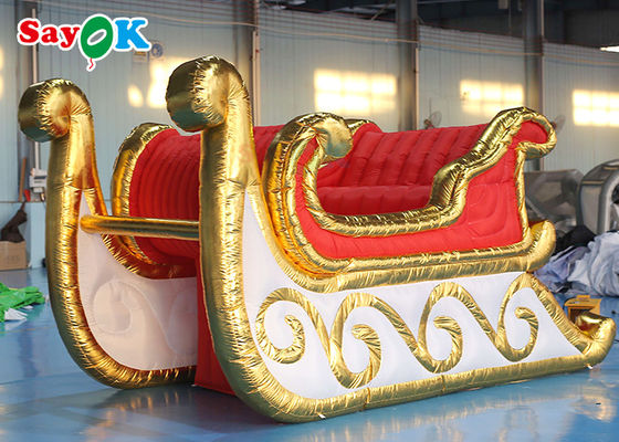 4x2m Festival Dekorasi Liburan Tiup Kereta Luncur Natal