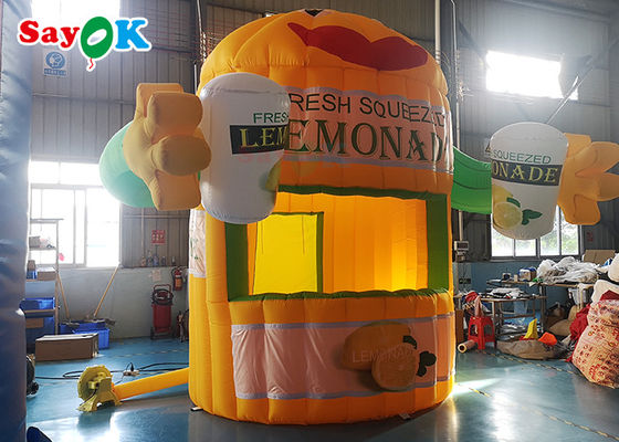 Oxford Inflatable Air Tent Untuk Promosi Minuman Lemon Booth Lemonade Portabel