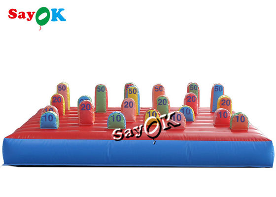 3m 10ft Outdoor Karnaval Inflatable Ring Toss Game Dengan Logo Printing