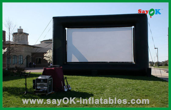 Backyard Airblown Inflatable Film Screen, Waterproof TV Inflatable Screen