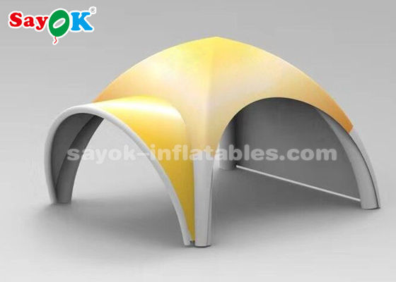 Tenda Berkemah Tiup Disesuaikan Portabel X Bentuk Tenda Udara Tiup Untuk Pameran Dagang Mudah Dirakit