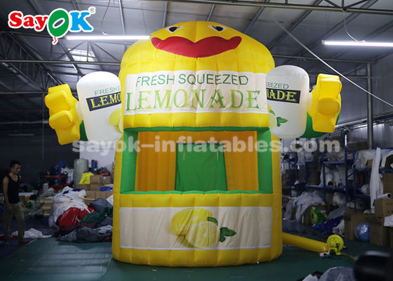 Tenda Tiup Udara Berdiri Tenda Luar Booth Limun Tiup Dengan Blower Udara Untuk Promosi