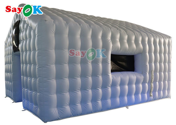 Bahan Pvc Komersial Inflatable Bounce House Warna Putih