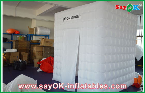 210D Oxford Cloth Inflatable Photo Booth dengan lampu led