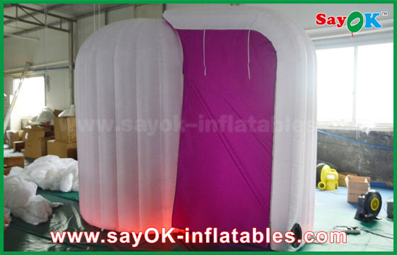 Studio Foto Tiup Warna Ungu Kubah Tenda Igloo Tiup, Photobooth Tiup 3mLx2mWx2.3mH