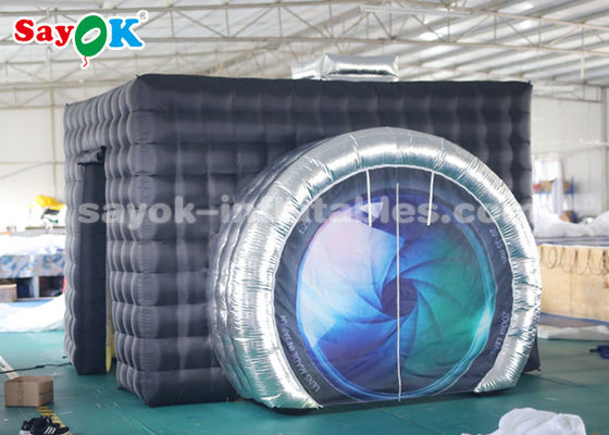 Tenda Pesta Tiup LED Strip Lights Tampilan Booth Tiup Untuk Acara Periklanan ROHS