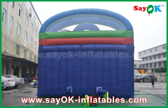 Seluncur Tiup Untuk Anak Anak Pvc Tarpaulin Jumping Bouncer Castle Tiup Dengan Seluncuran Air