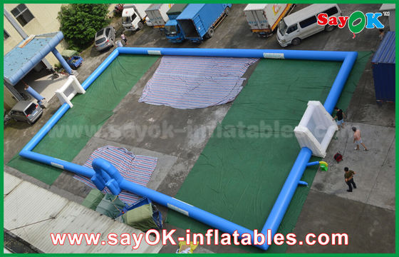 Dewasa PVC Tarpaulin Anak Inflatable Bola Sepak / Lapangan Sepakbola Lapangan untuk Luar