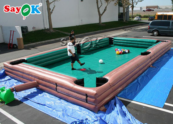 Permainan Pesta Tiup Manusia Besar Permainan Olahraga Tiup Snooker Pool Table Pencetakan Logo