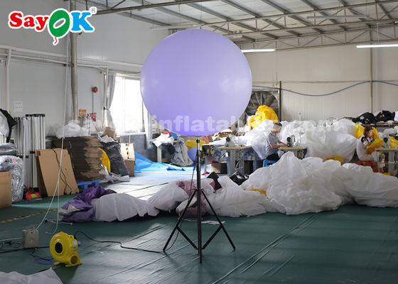 Stand Tripod Inflatable Balon Pencahayaan Dekorasi Untuk Jalan, Taman Belakang