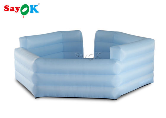 Oxford Cloth Inflatable Sports Games Gaga Ball Pit Dengan Electric Air Blower Inflatable Games For Kids