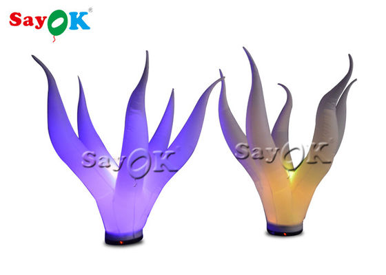 Disesuaikan Nylon 3m Inflatable LED Seaweed Untuk Festival