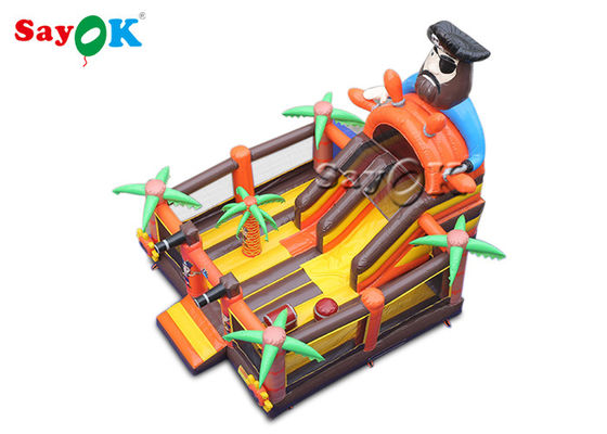 Airtight Outdoor Pirate Jumping Castle Inflatable Bouncer Untuk Anak-anak