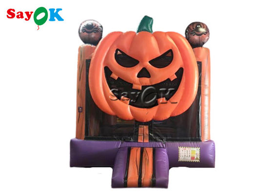Orang dewasa Jumping Castle labu Halloween Bounce Inflatable