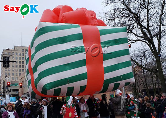 Kotak Hadiah Natal yang bisa diisi dengan kain Oxford Helium Parade Balon