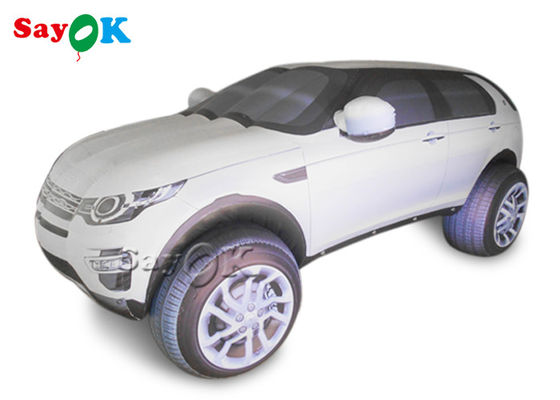 Custom White Oxford Inflatable Vehicle Untuk Iklan