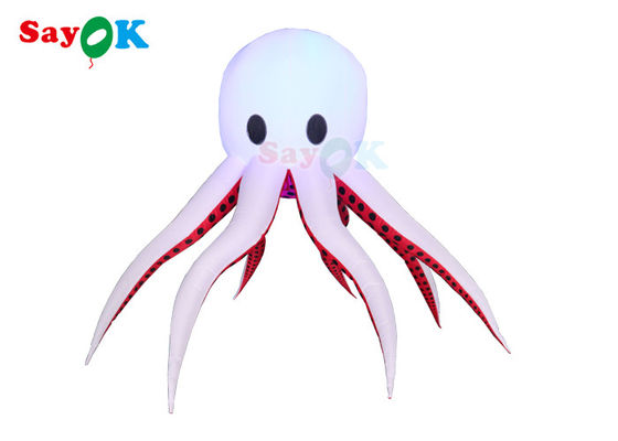 Ubur-ubur LED Menggantung Boneka Gurita Tiup Untuk Dekorasi Iklan