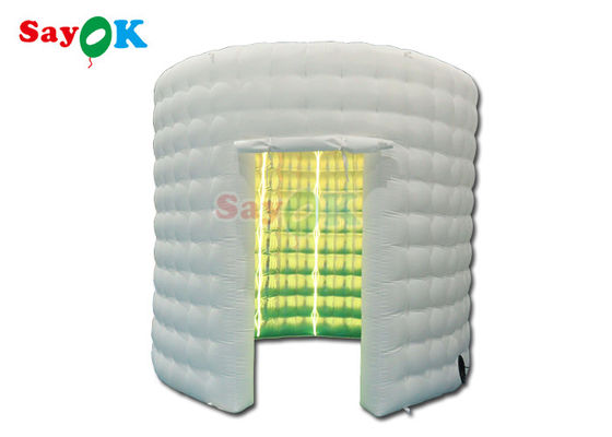 ROHS Inflatable Putih Photo Booth Wall Selfie Backdrop Photo Booth Enclosure