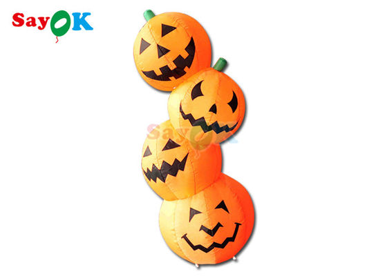 PVC Inflatable Halloween Dekorasi 4,9ft Bentuk labu LED Model Led