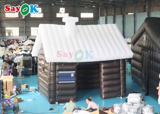 Cahaya raksasa kain Oxford rumah Natal kembung rumah Santa kembung