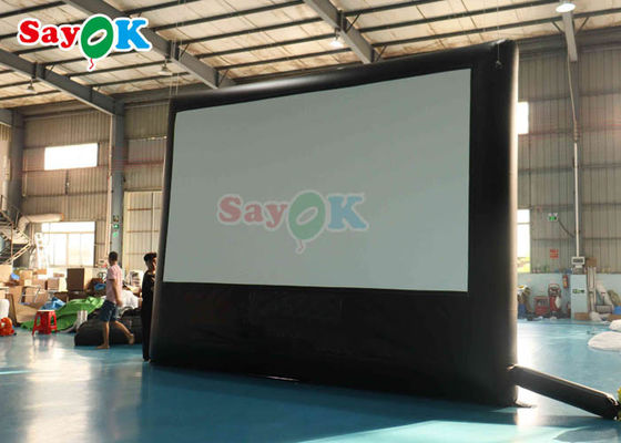 Portable Giant Entertainment Inflatable Film Screen 16ft Open Air Cinema Screen