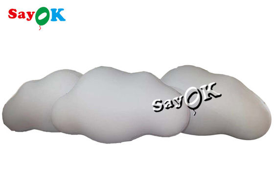3m 10ft Produk Custom Inflatable Langit-langit Gantung PVC Awan Balon Dengan Lampu LED