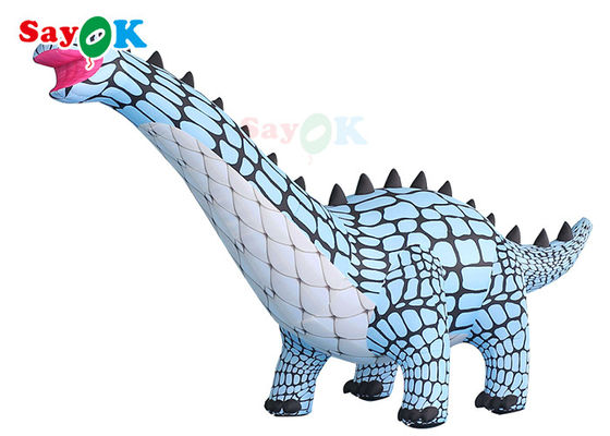 Raksasa menarik hijau Dinosaurus model kembung Iklan di acara pesta meledakkan Karakter kartun